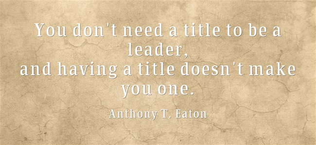 Manufacturing Leaders Without Title